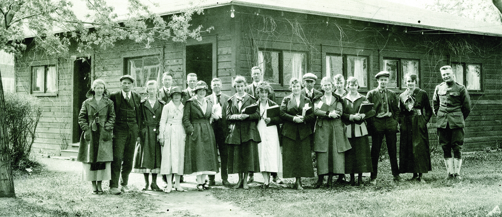 The Press Club, 1918-19 (RG 06-6-1 Archives and Special Collections, Mansfield Library, University of Montana)