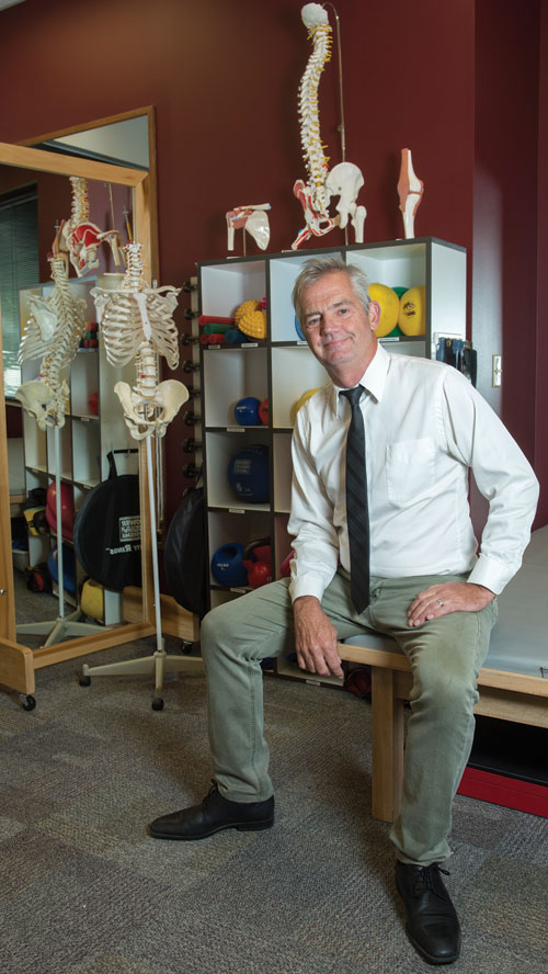 Reed Humphrey, dean of the College of Health Professions and Biomedical Sciences, and collaborators across campus developed the new UM Health and Medicine Initiative.