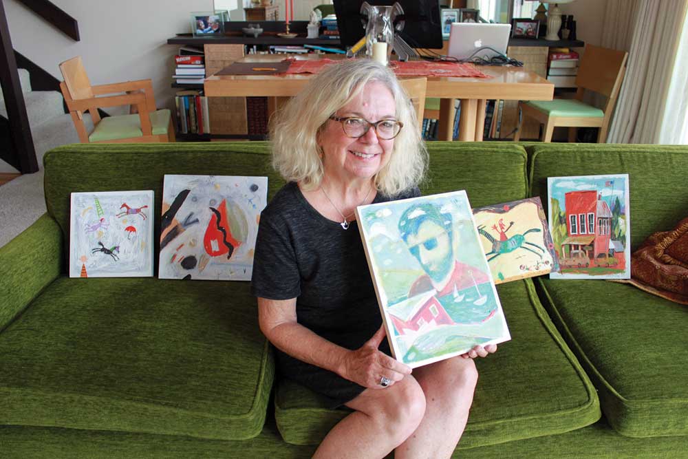 Beyond children’s books, Avril creates museum-quality paintings and drawings.
