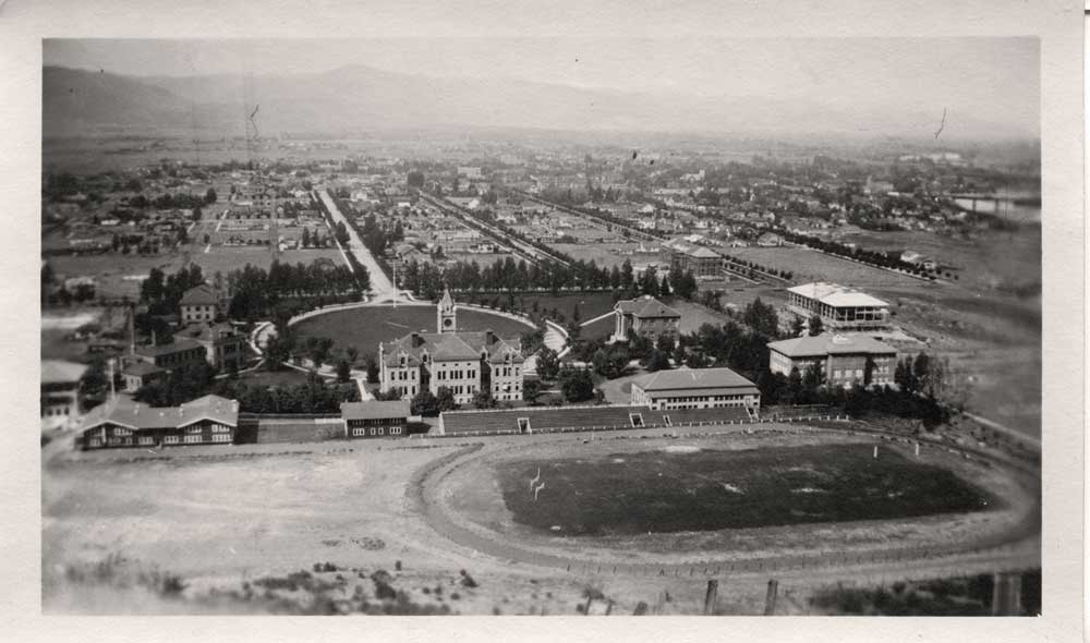 The UM campus in the early 1900s.