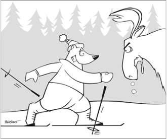 Grizwald Moose cartoon
