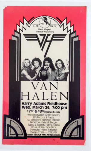 Van Halen's Concert Poster