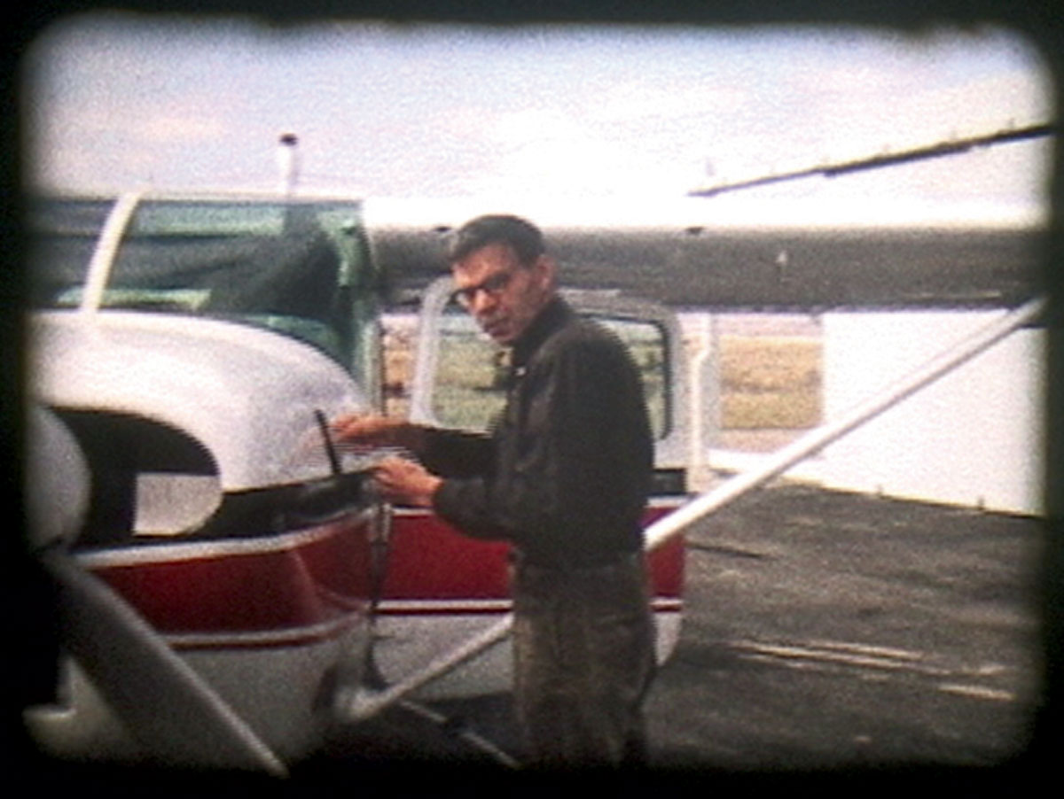 Burgess and his beloved Cessna (Photo courtesy of Burgess family)
