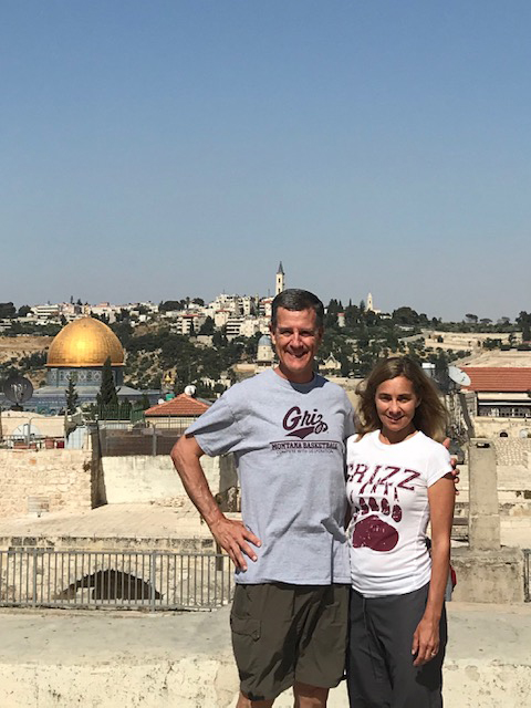 Mike McKay and Joy McKay in Jerusalem