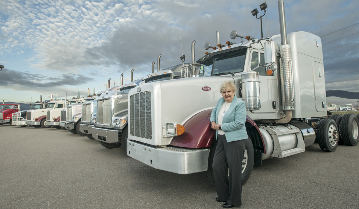 Lana Batts, UM alumna, used her UM degree to propel her for more than 40 years in America's trucking industry. Photo by Todd Goodrich