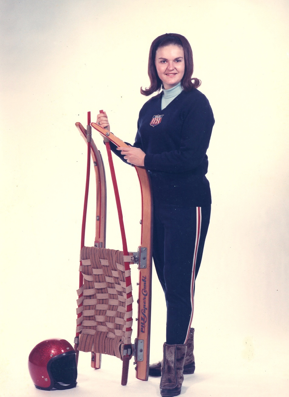 Lana Batts, former member of UM's Luge Team in 1967.