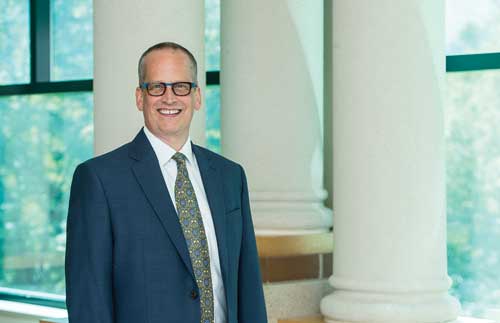 Dean Chris Shook leads a college that offers six business majors, such as accounting and finance, as well as Montana’s only MBA program.
