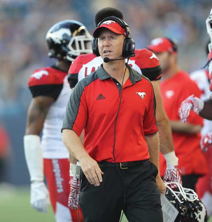 He became of the head coach of the CFL's Calgary Stampeders in 2016.