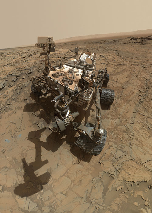 This self-portrait of Curiosity shows the rover at the Big Sky site on Mars. (Photo by NASA/JPL-CalTech/MSS