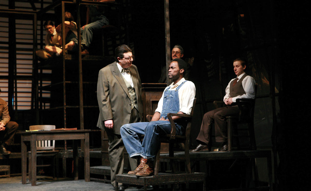 Montana Rep actors perform a scene from “To Kill a Mockingbird,” which the theater is taking to China this spring.
