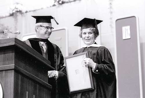 Lommasdon at a Commencement