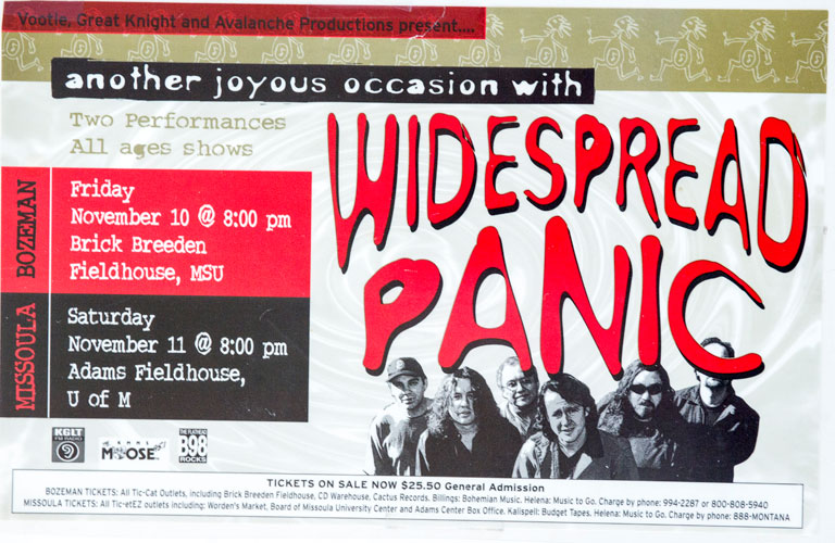Widespread Panic Concert Poster