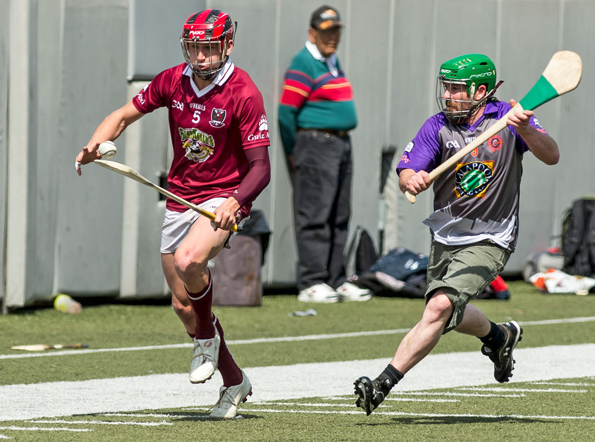 The 2015 National Collegiate Gaelic Athletic Association hurling tournament will be hosted by the University of Montana during Memorial Day weekend. (Photo by Todd Goodrich)
