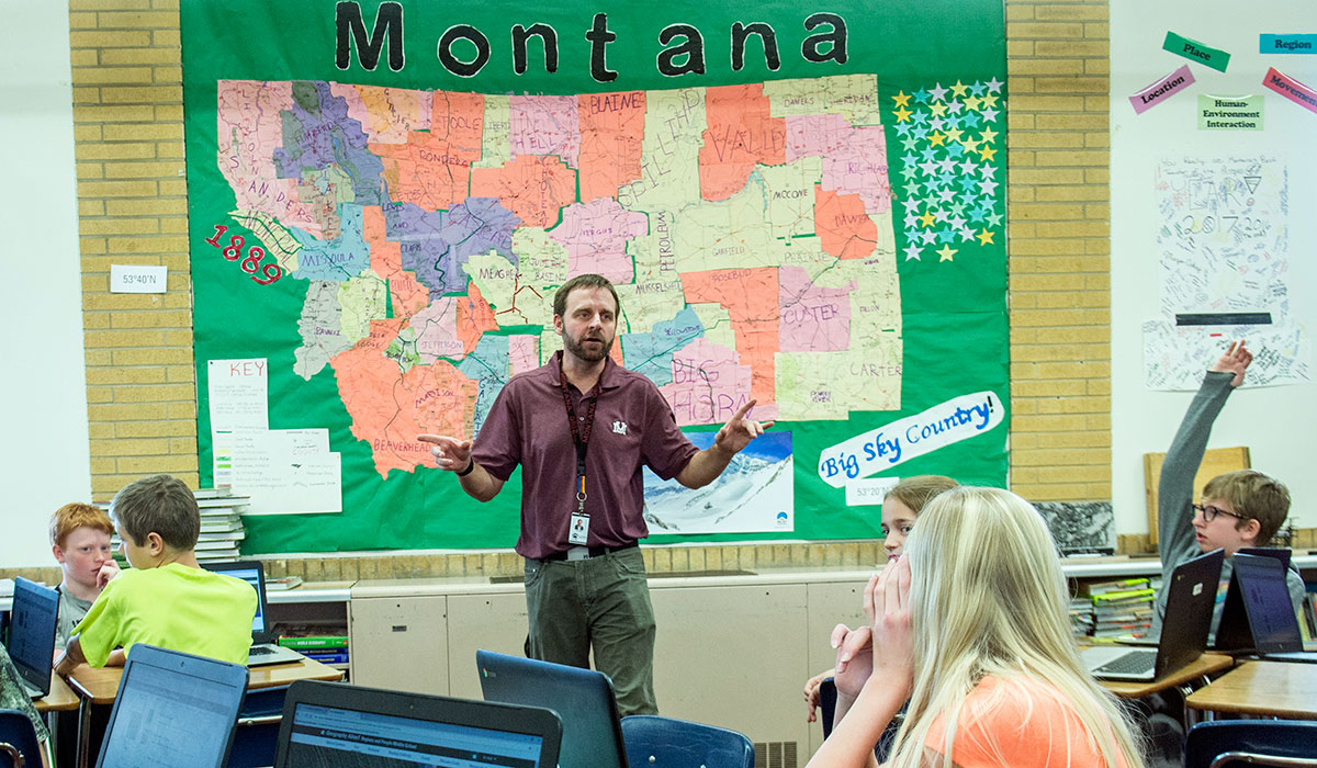 Kelly Elder, the 2017 Montana Teacher of the Year